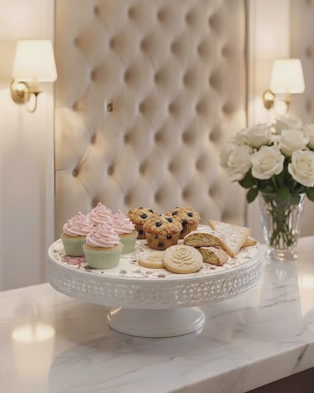 Assorted Elegant Baked Goods Platter