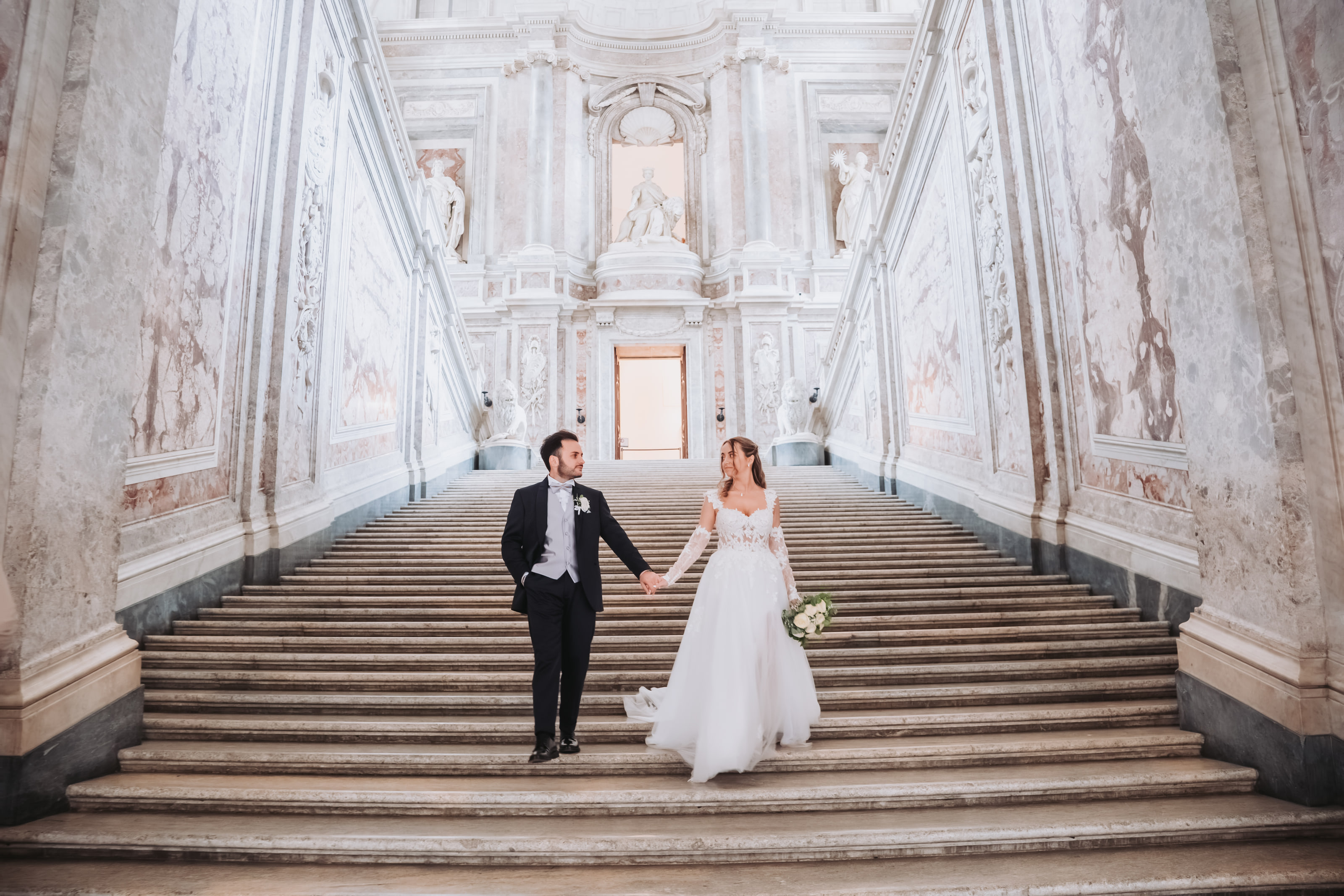 Matrimonio alla Reggia di Caserta: Giuseppe e Martina a Villa Ebla
