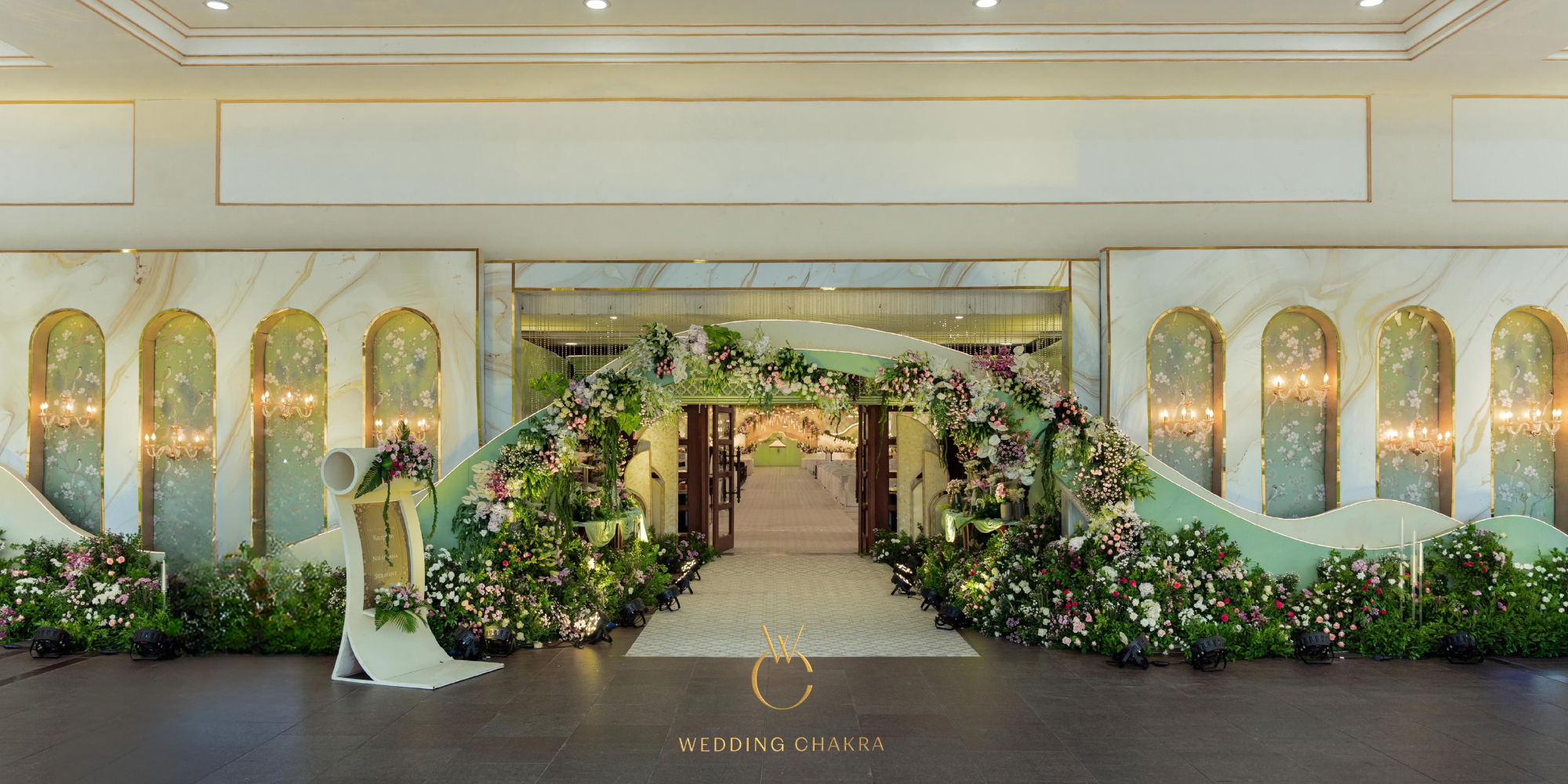 Niranjana & Siddhant reception design, gallery view 2