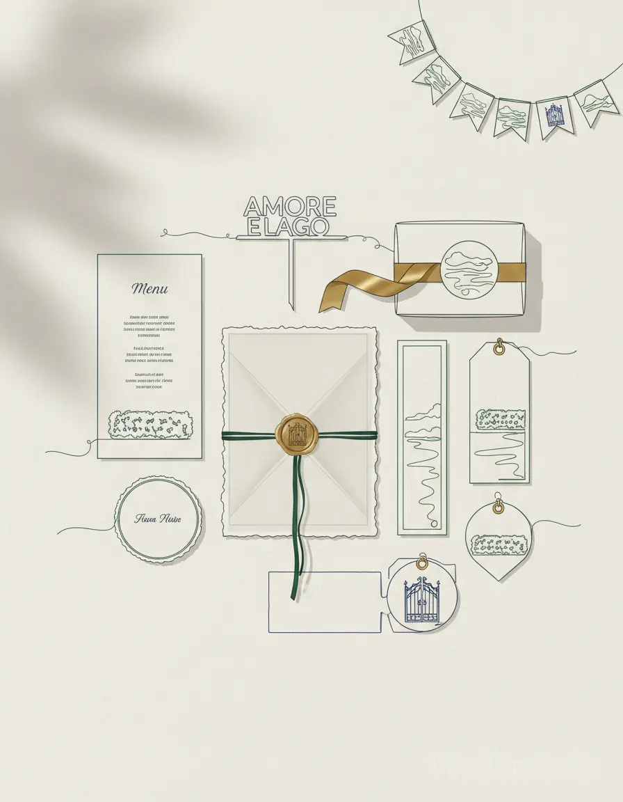 Monolinea — Lago di Como wedding kit