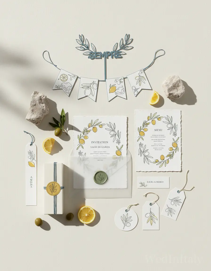 Monolinea — Lago di Garda wedding kit
