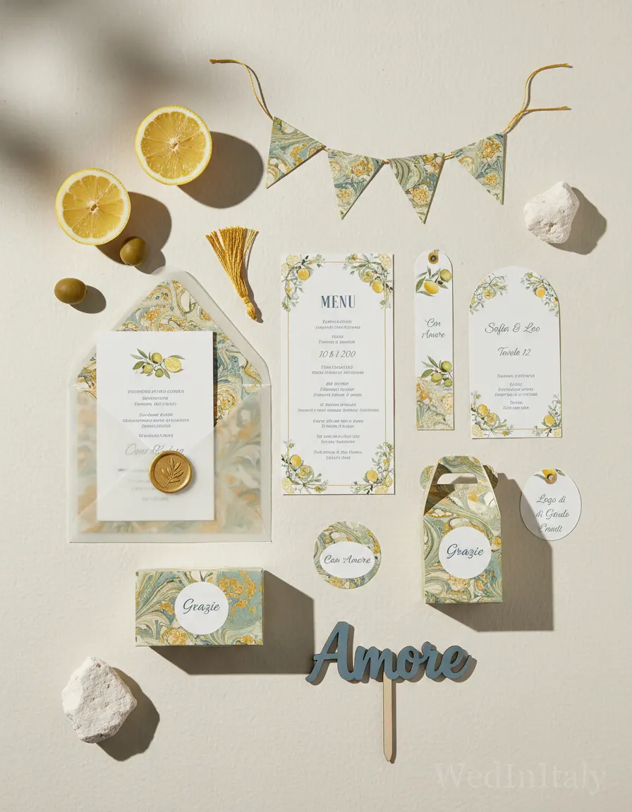 Marmorizzato — Lago di Garda wedding kit