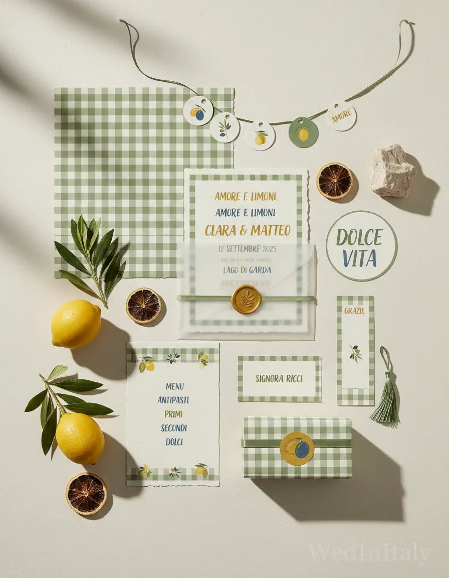 Quadretti — Lago di Garda wedding kit