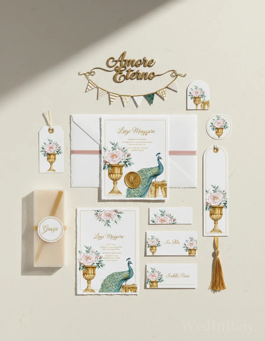 Lago Maggiore — illustrated wedding kit
