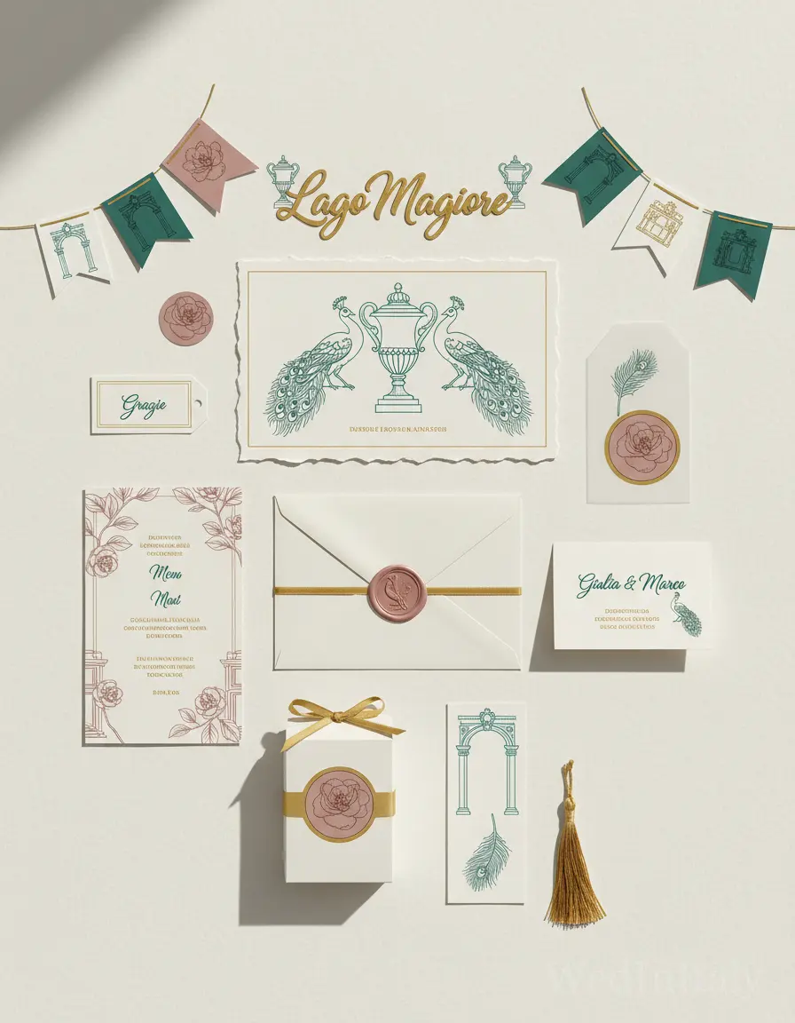 Prospetto architettonico — Lago Maggiore wedding kit