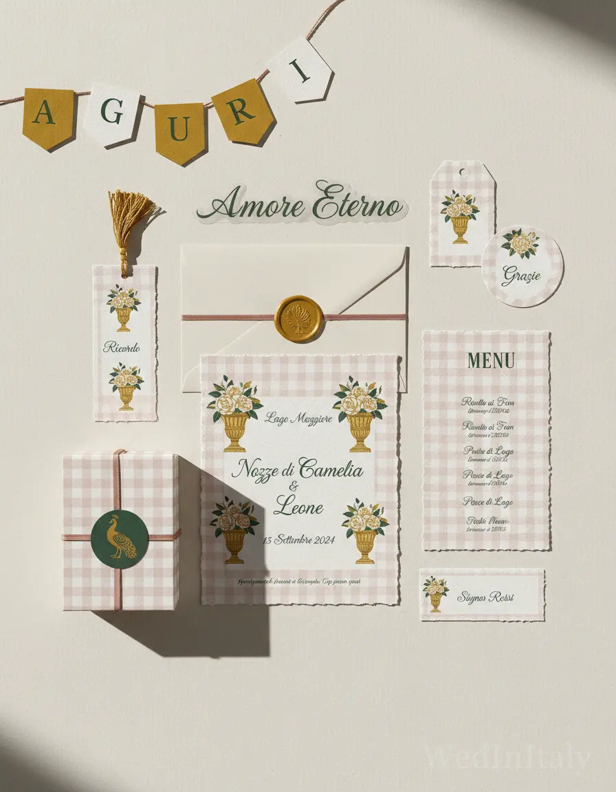 Quadretti — Lago Maggiore wedding kit