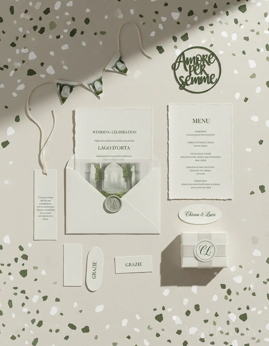 Terrazzo — Lago d'Orta wedding kit