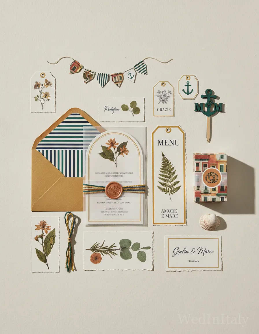 Erbario — Portofino wedding kit
