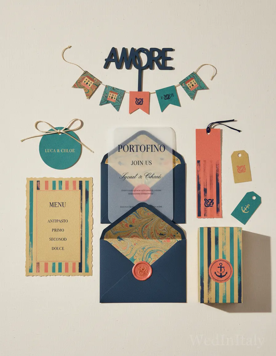 Marmorizzato — Portofino wedding kit