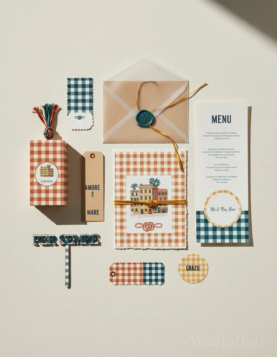 Quadretti — Portofino wedding kit