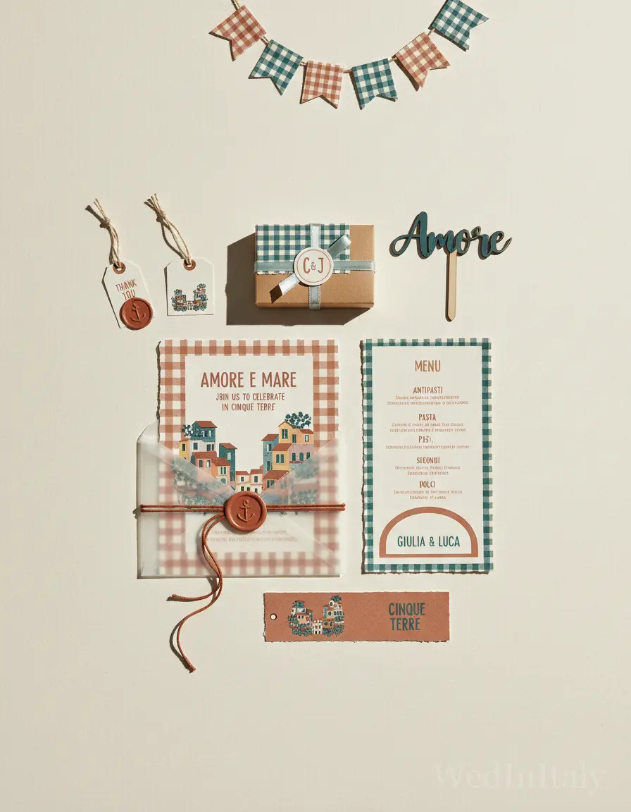 Quadretti — Cinque Terre wedding kit