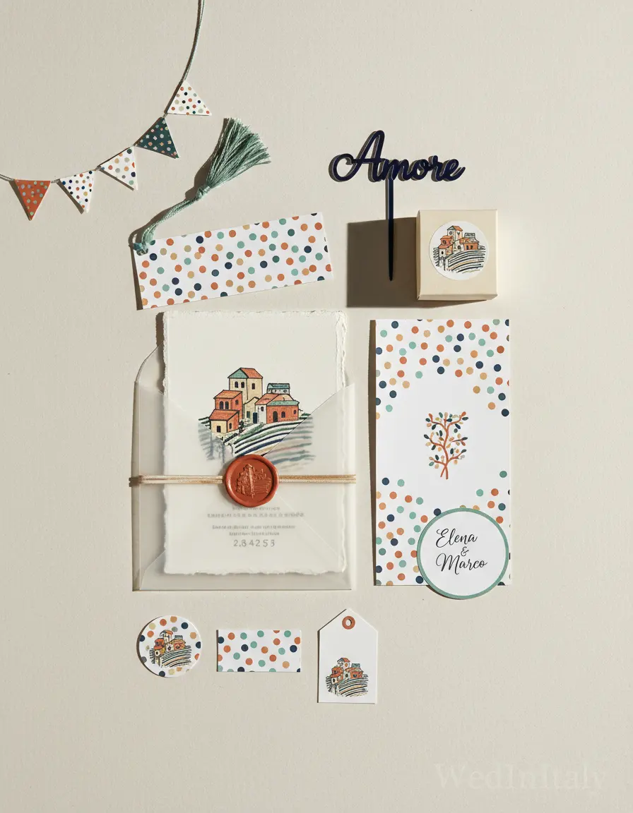 Pois dipinti — Cinque Terre wedding kit
