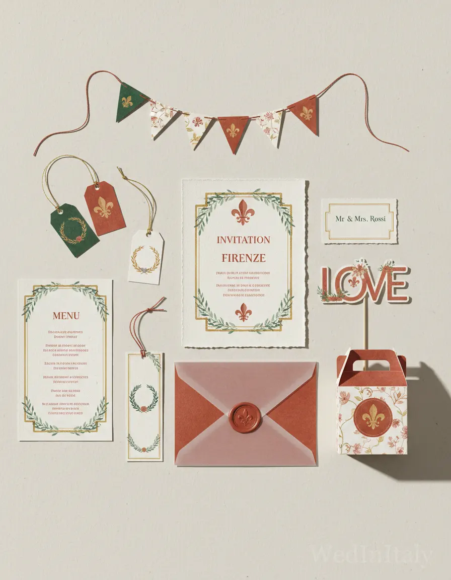 Firenze — illustrated wedding kit