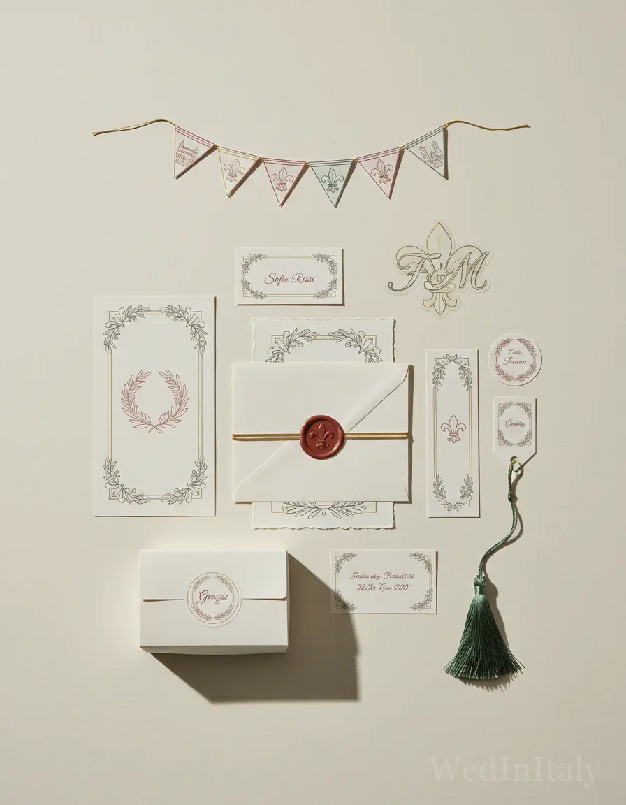 Botanico a linea — Firenze wedding kit