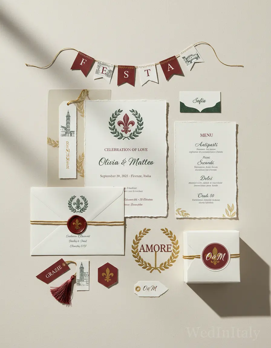 Firenze — illustrated wedding kit