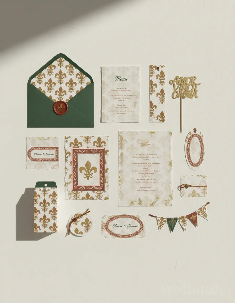 Damascato — Firenze wedding kit