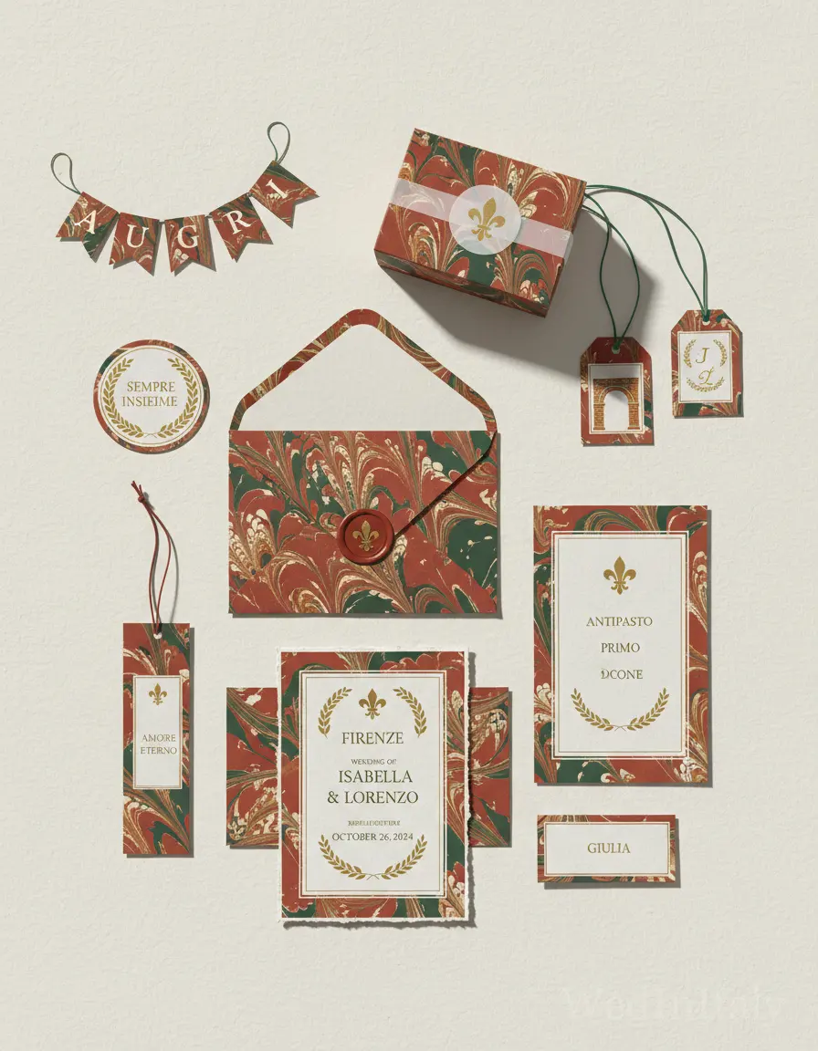 Marmorizzato — Firenze wedding kit