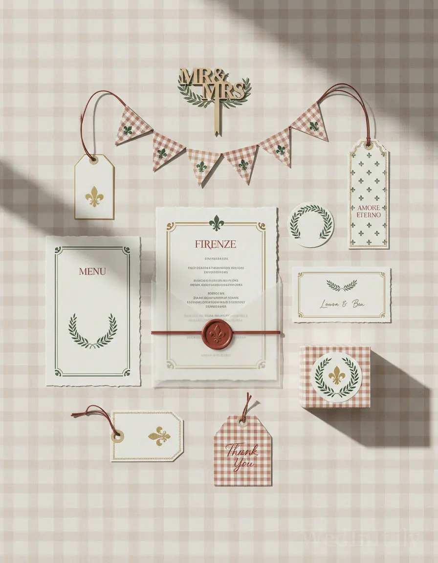 Quadretti — Firenze wedding kit