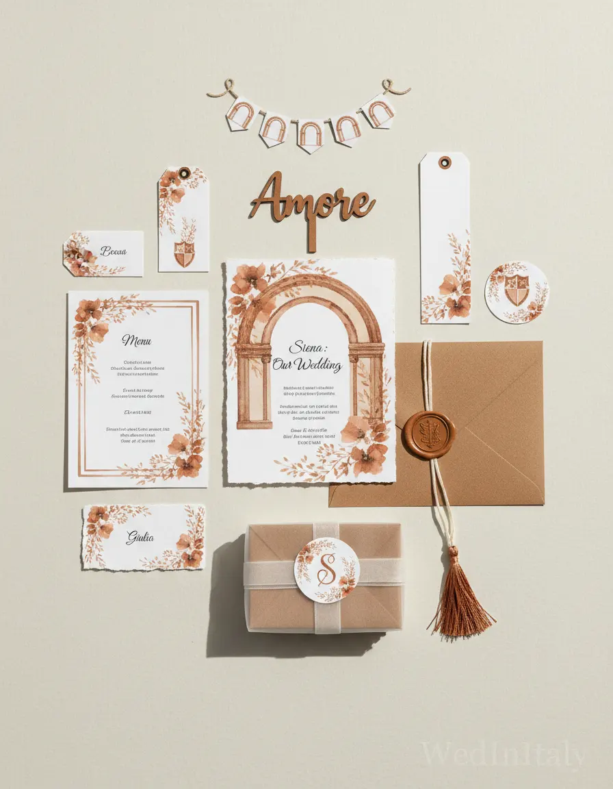 Siena — illustrated wedding kit