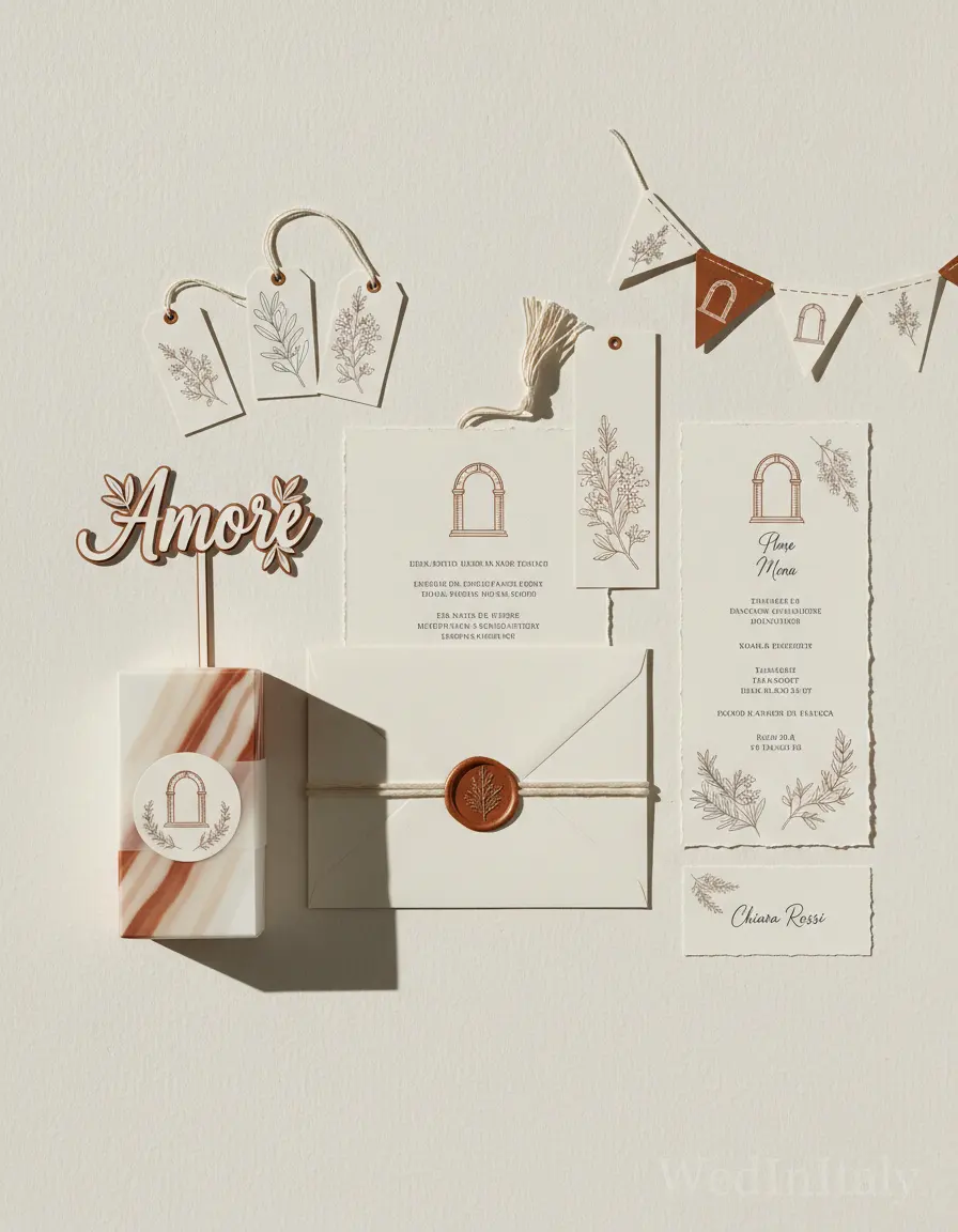 Botanico a linea — Siena wedding kit