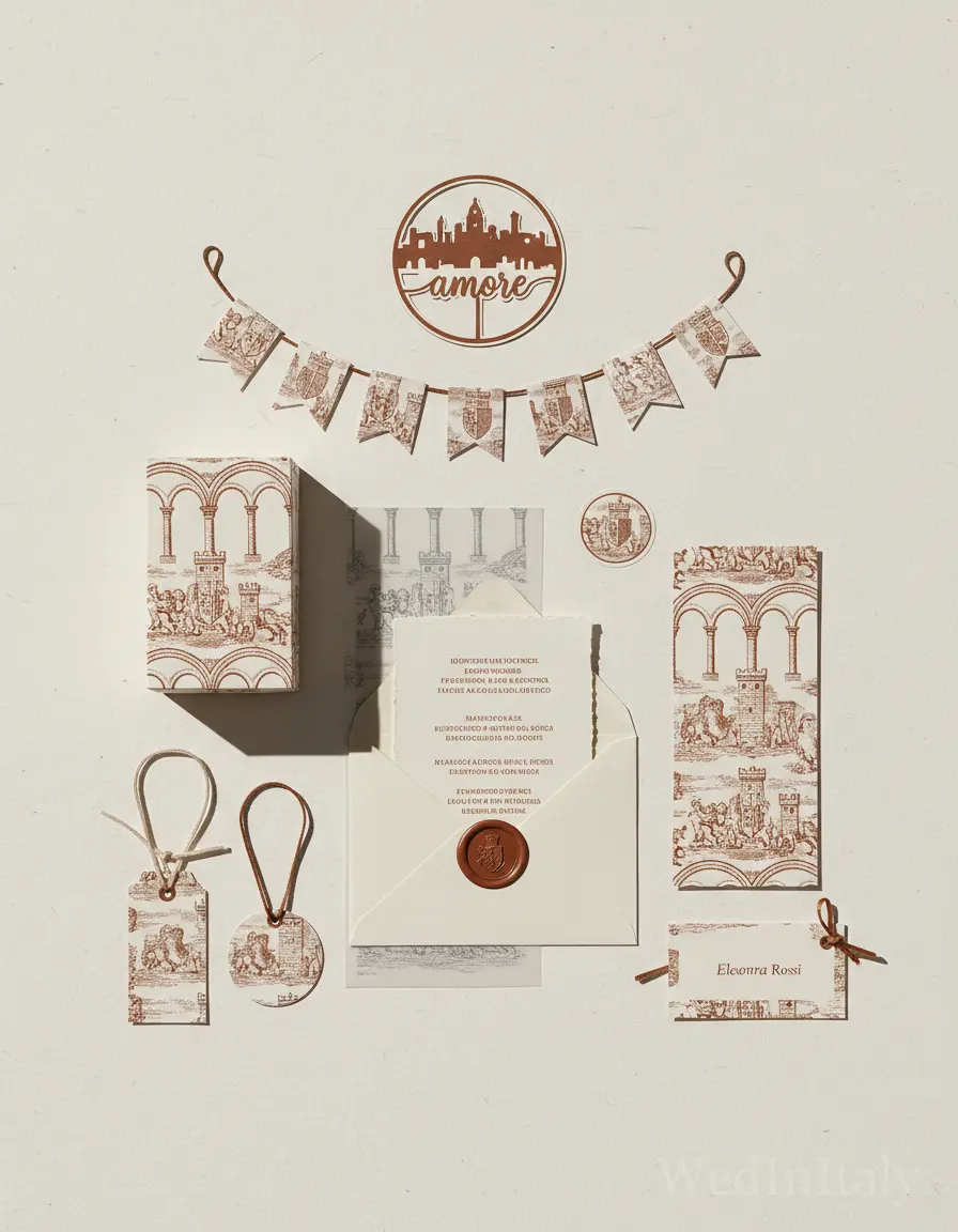 Toile de jouy — Siena wedding kit