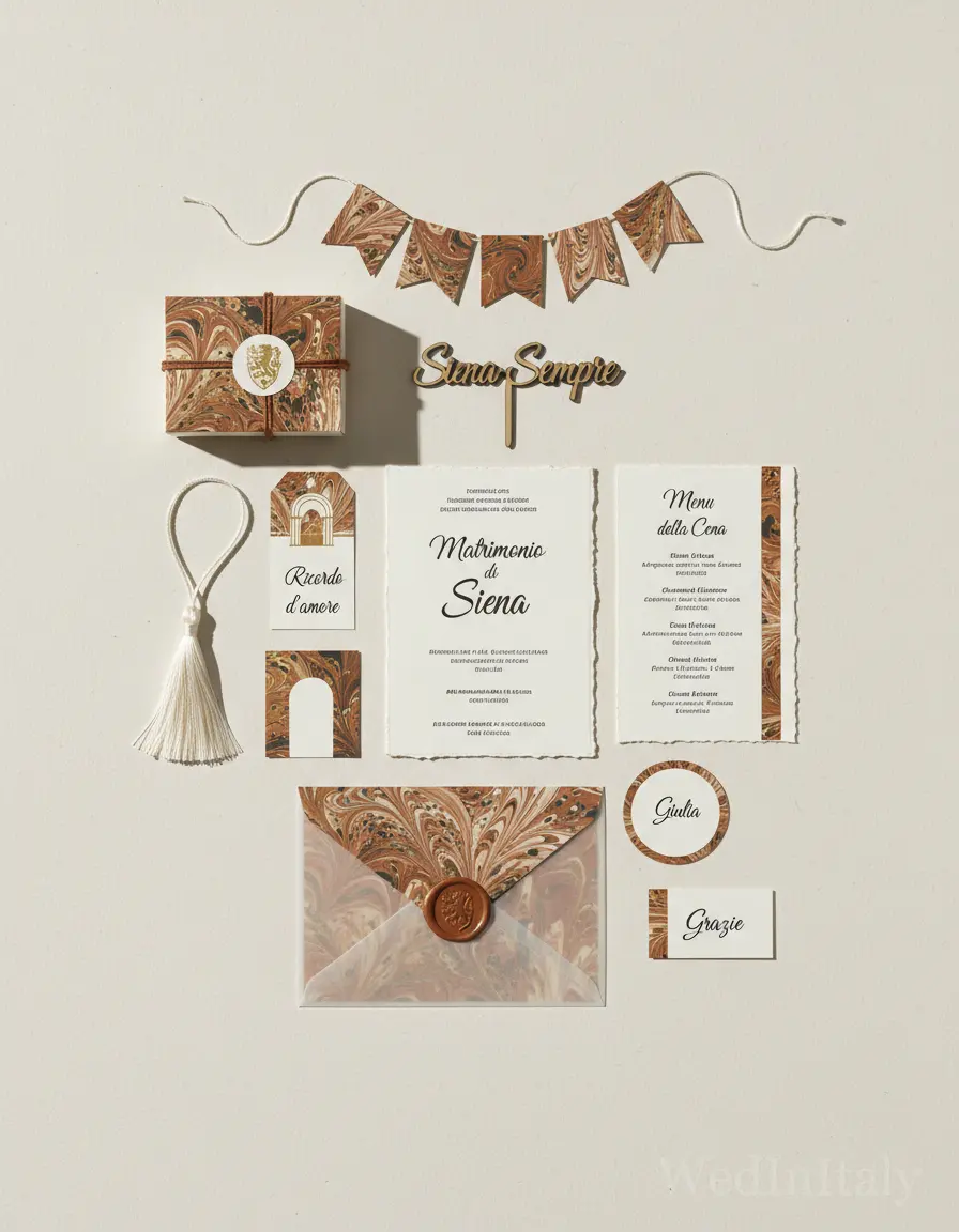 Marmorizzato — Siena wedding kit