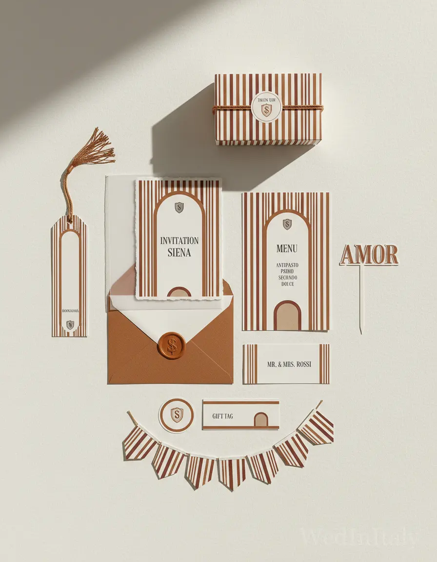 Righe — Siena wedding kit
