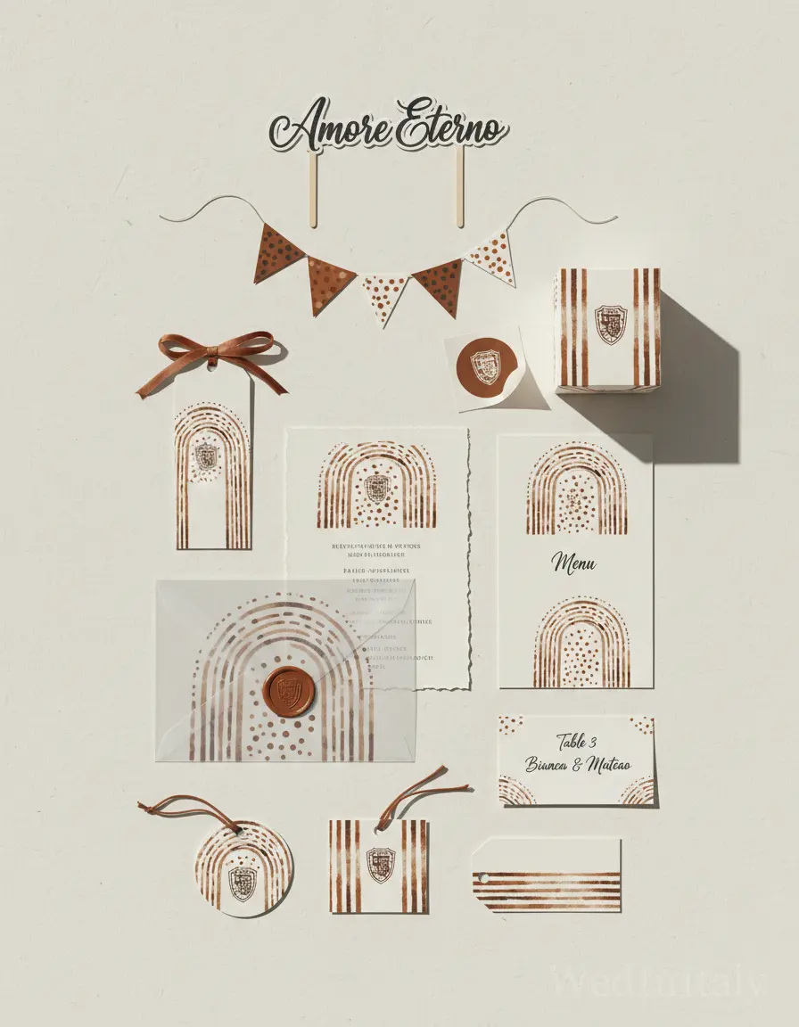 Pois dipinti — Siena wedding kit