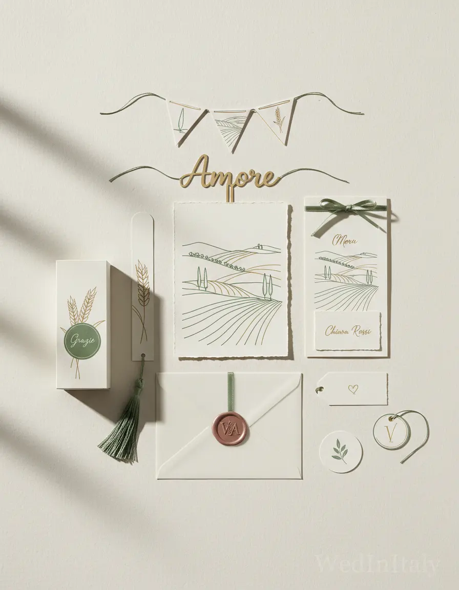 Monolinea — Val d'Orcia wedding kit