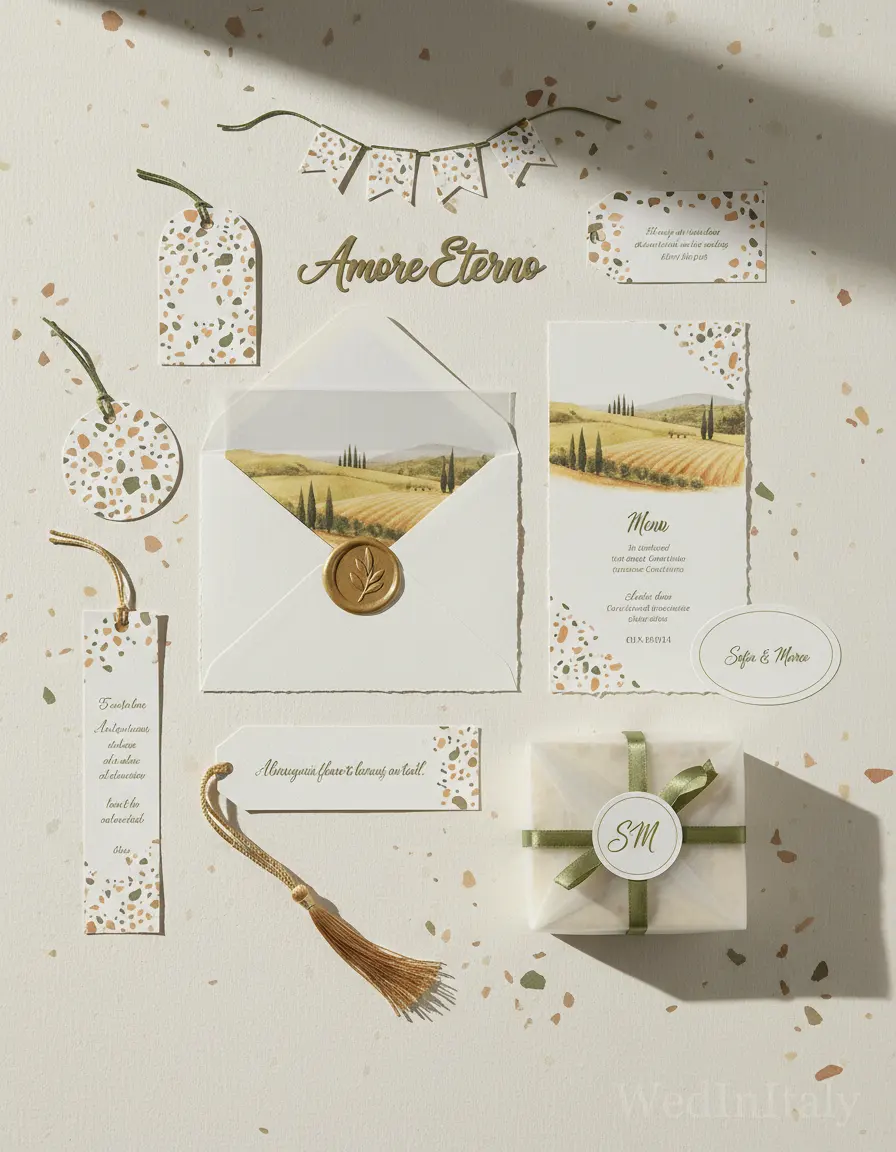 Terrazzo — Val d'Orcia wedding kit