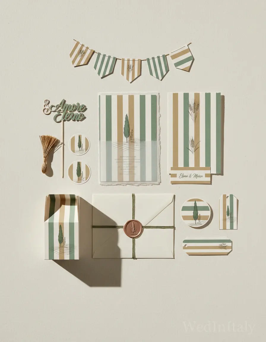 Righe — Val d'Orcia wedding kit