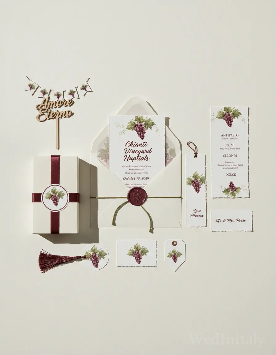 Chianti — illustrated wedding kit