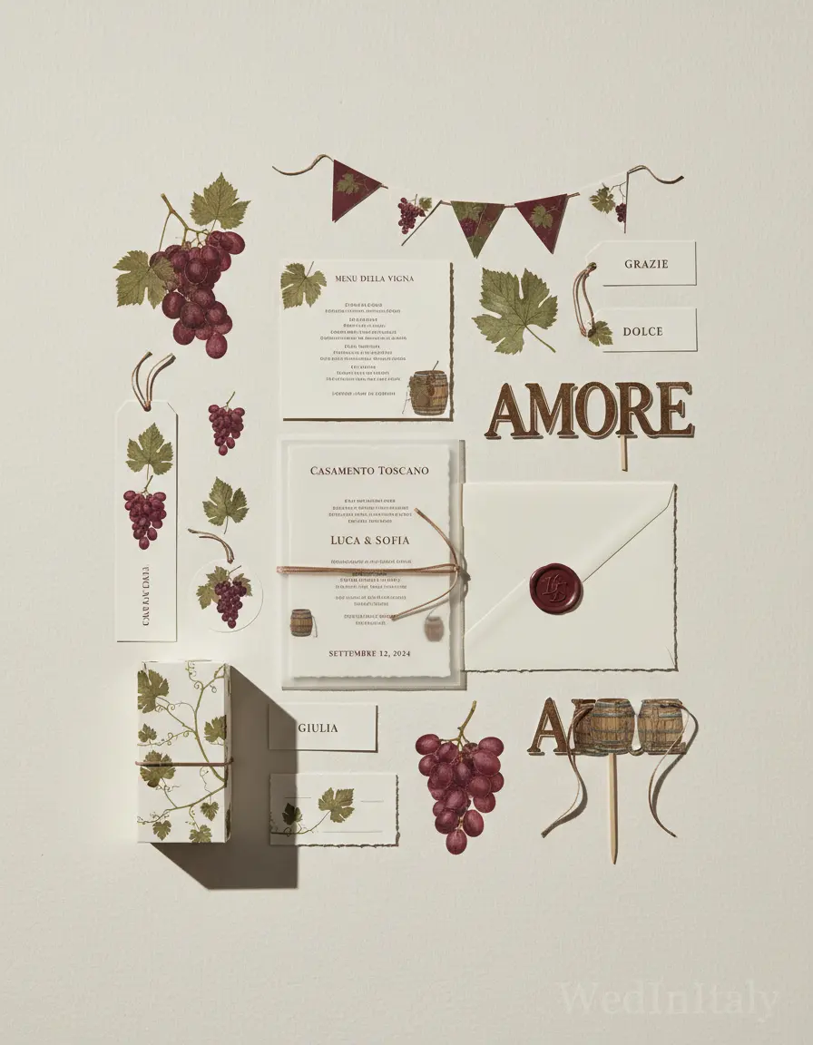 Erbario — Chianti wedding kit