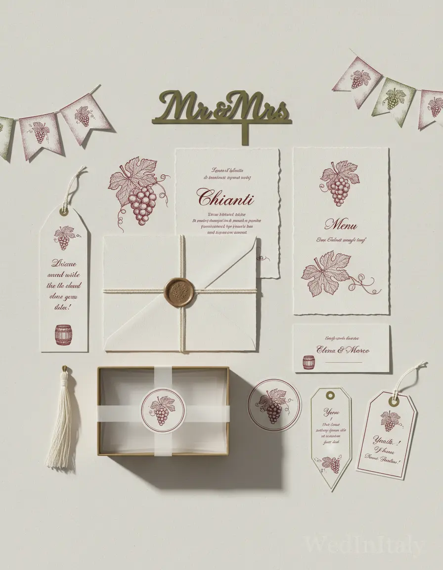 Incisione — Chianti wedding kit