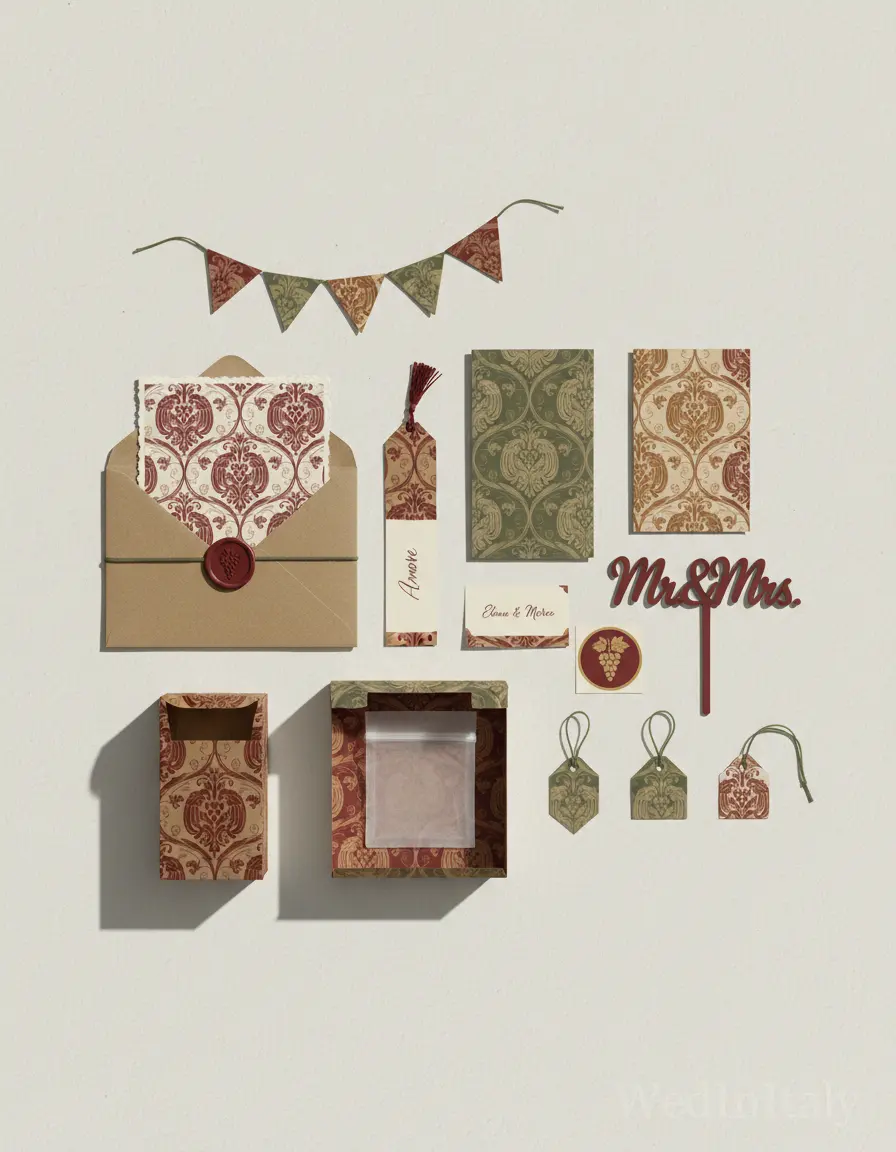 Damascato — Chianti wedding kit