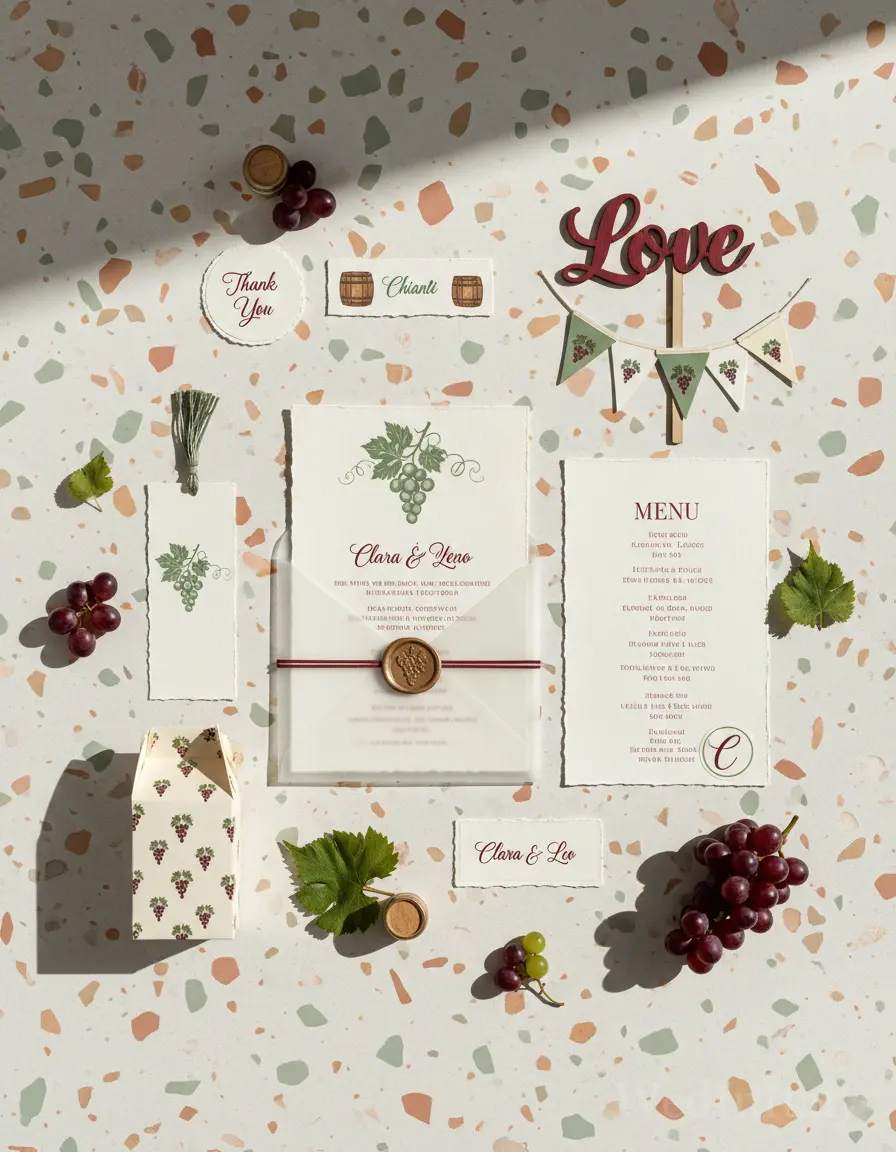 Terrazzo — Chianti wedding kit