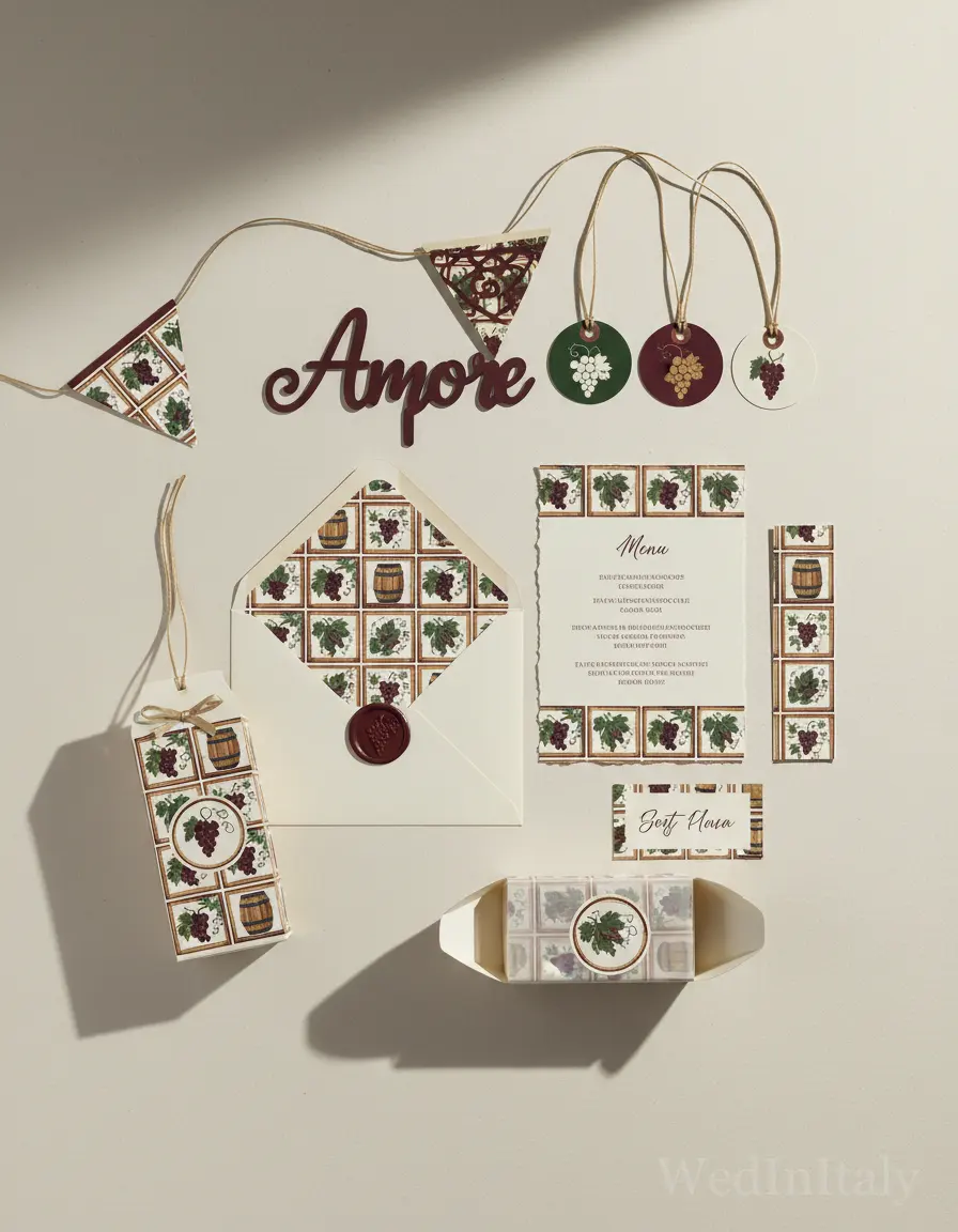 Piastrella — Chianti wedding kit