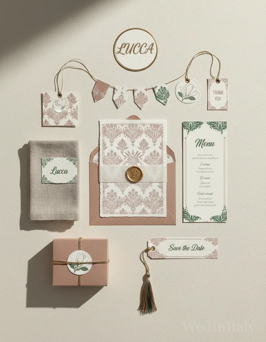 Damascato — Lucca wedding kit