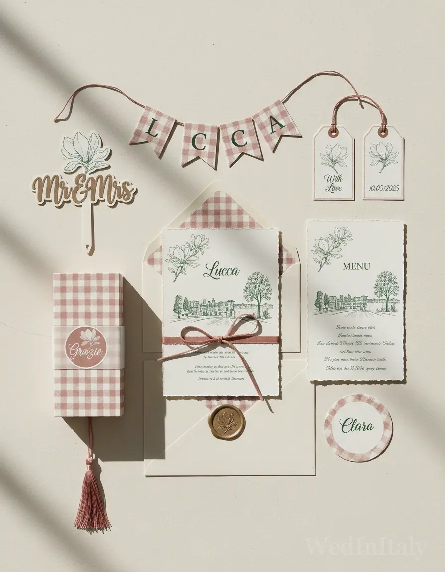 Quadretti — Lucca wedding kit