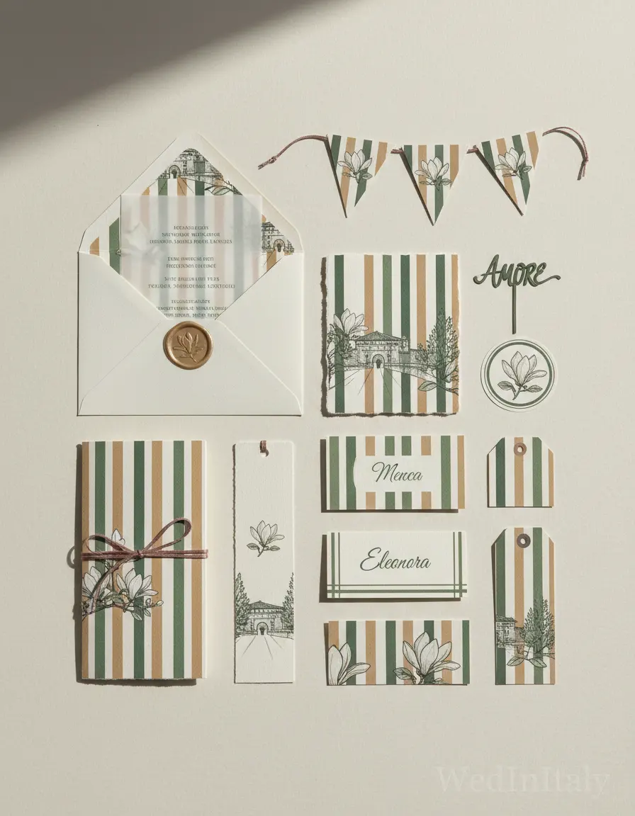 Righe — Lucca wedding kit