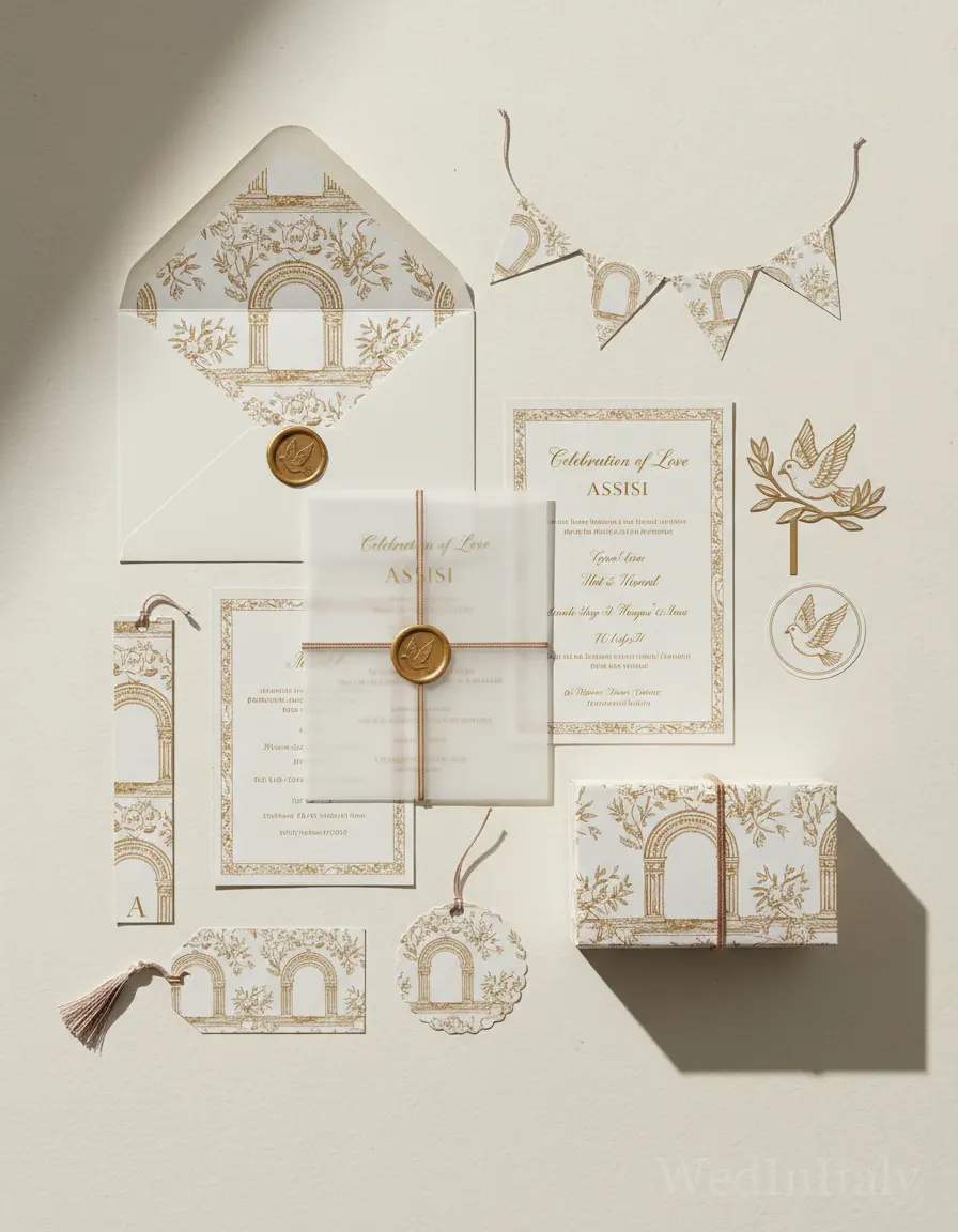Toile de jouy — Assisi wedding kit