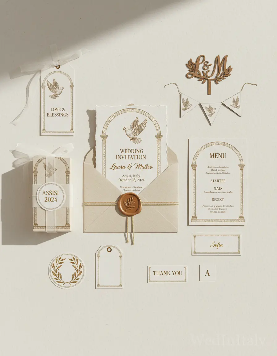 Incisione — Assisi wedding kit