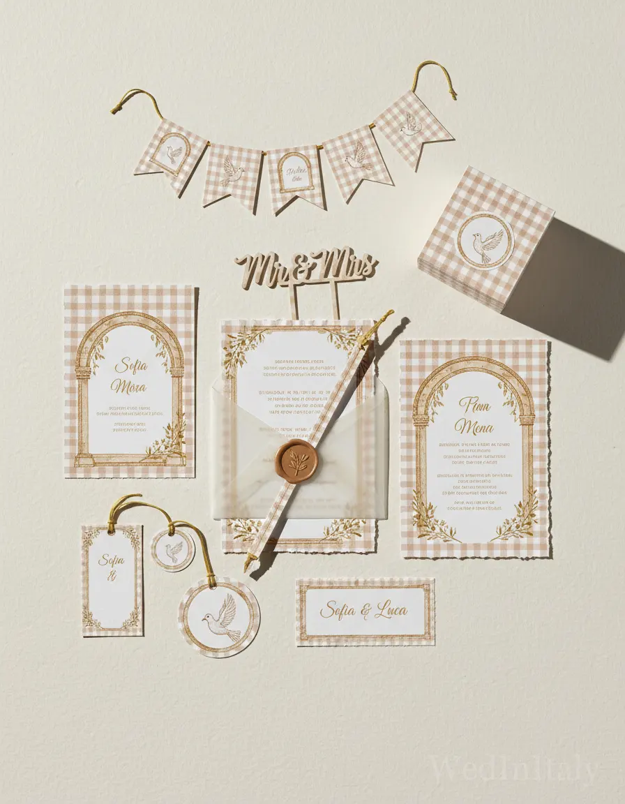 Quadretti — Assisi wedding kit