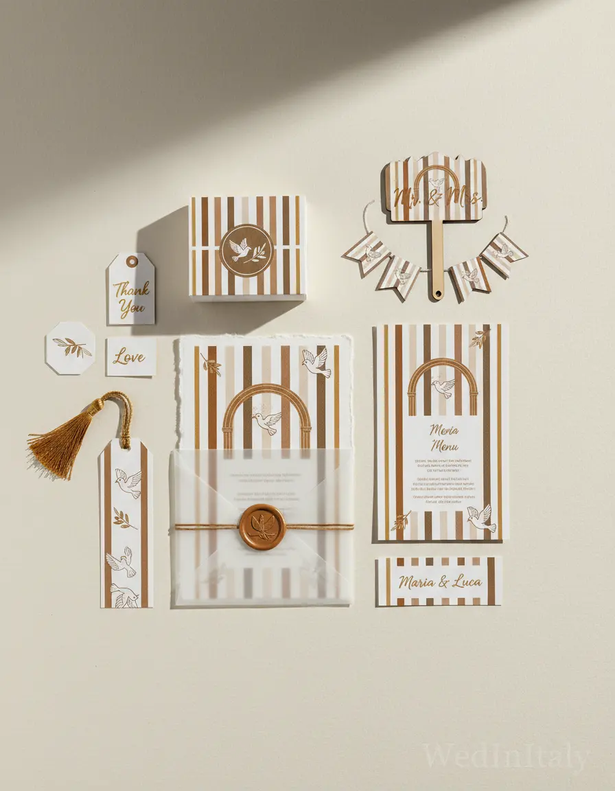 Righe — Assisi wedding kit