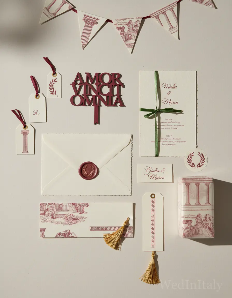 Toile de jouy — Roma wedding kit