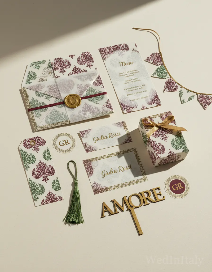 Damascato — Roma wedding kit