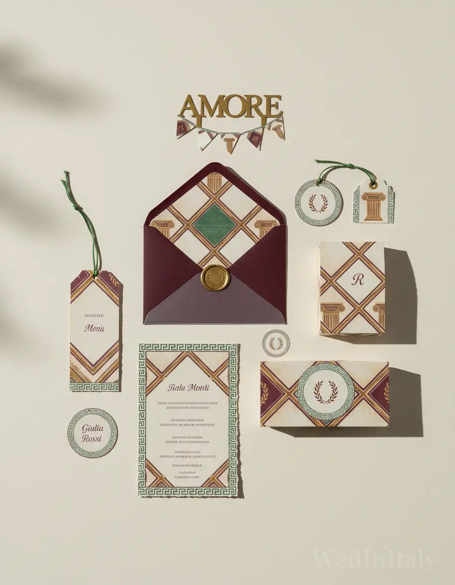 Piastrella — Roma wedding kit