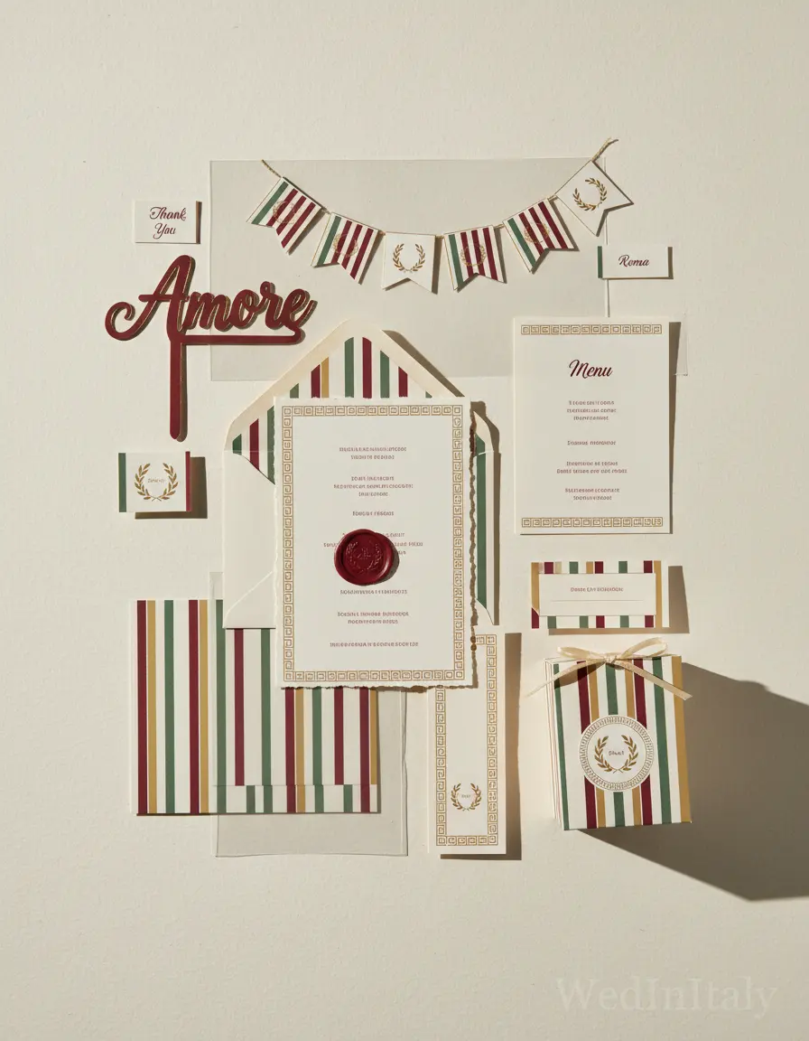 Righe — Roma wedding kit