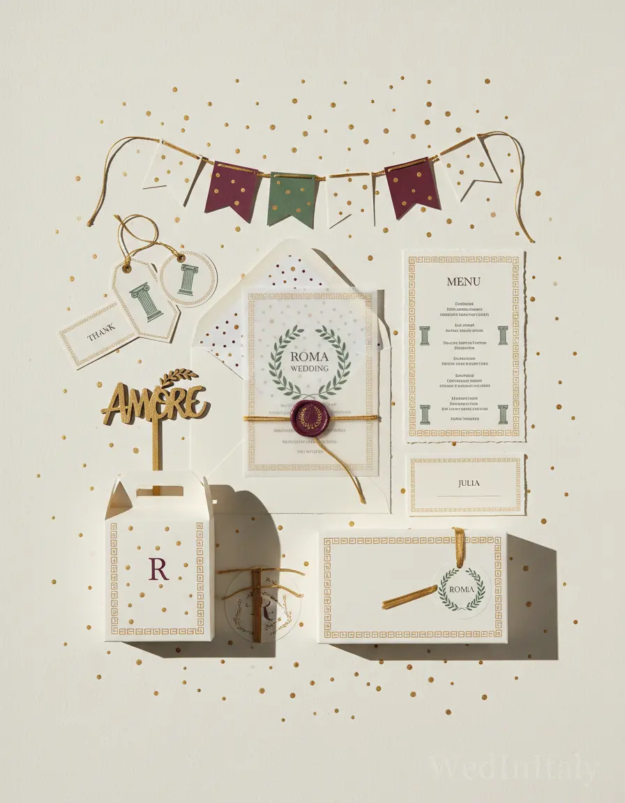Pois dipinti — Roma wedding kit