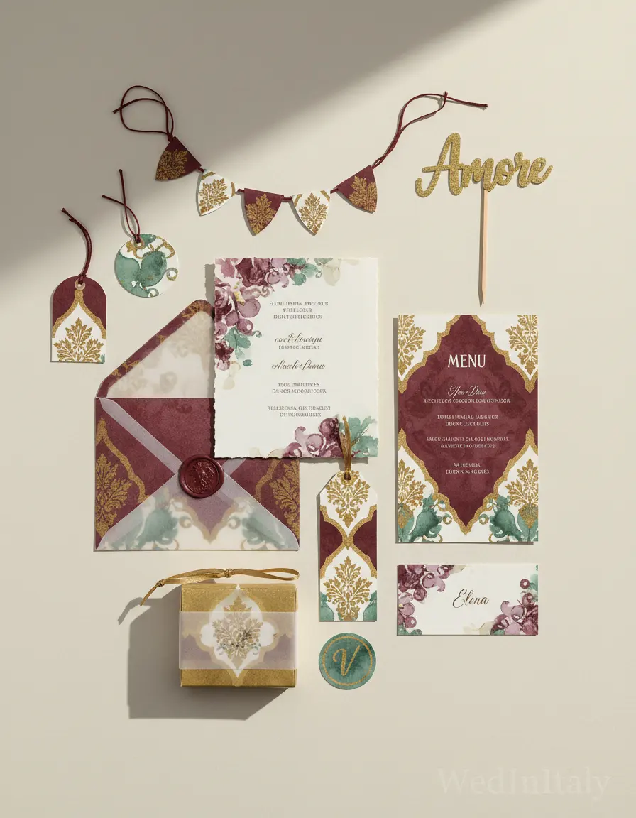 Venezia — illustrated wedding kit